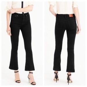 J Crew Billie Demi Boot Crop Jean Black